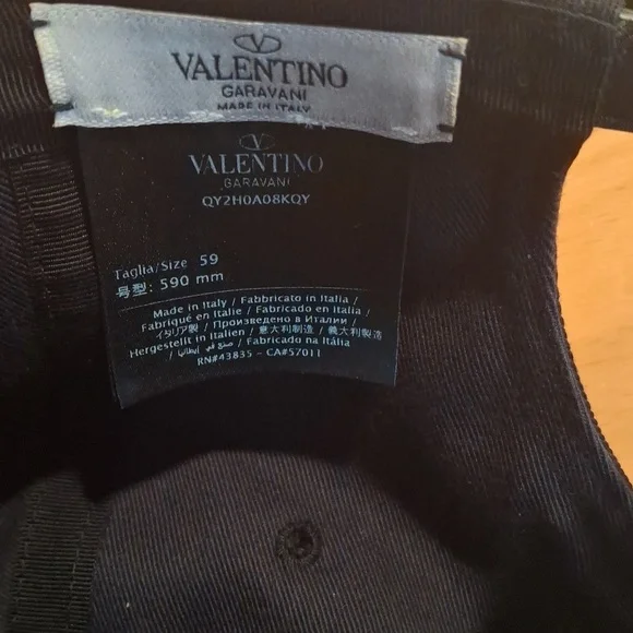 Valentino Garavani VLTN Logo Printed baseball cap